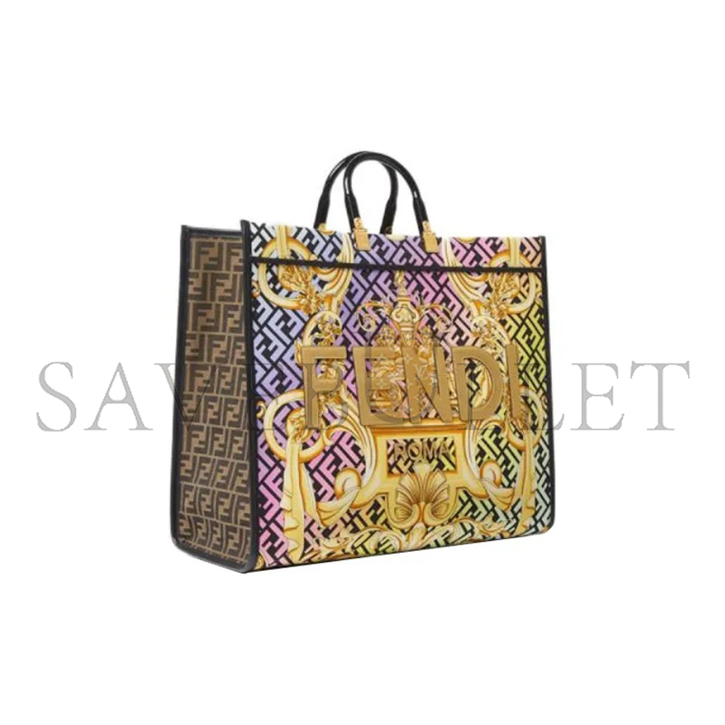 FENDI FENDACE SUNSHINE LARGE TOTE BAG 10066641A046345B67F (48*41*20cm)